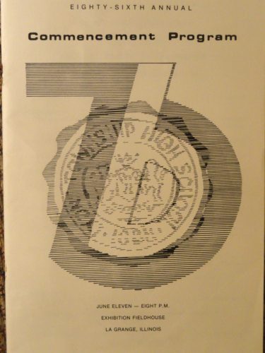 Commencement Program Cover